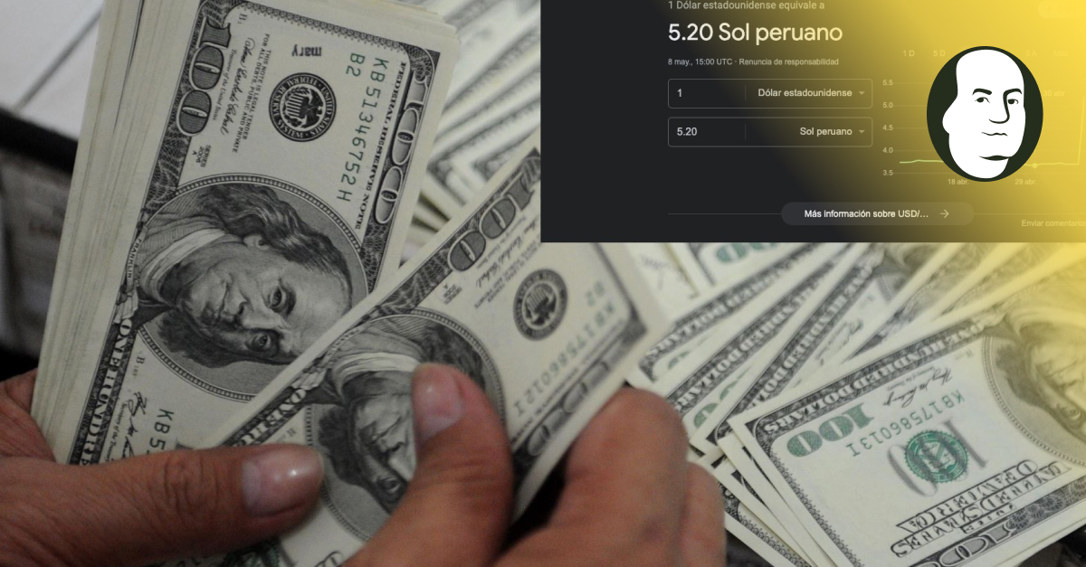 Precio del dólar en Perú se eleva a S/ 5.19 por error de Google