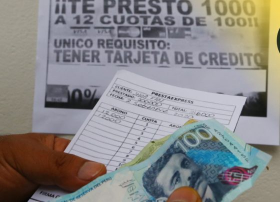 Aplicativos de préstamos informales.