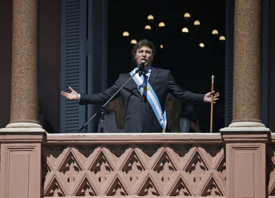 El presidente de Argentina, Javier Milei, advirtió en su discurso / Foto: AFP