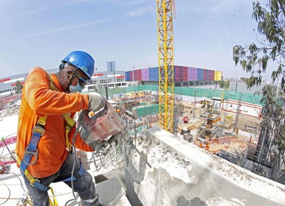 El IPE resaltó que los sectores de construcción