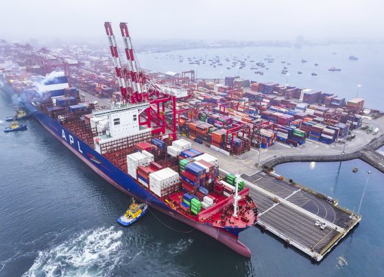 El buque de carga más grande en la historia del Perú llegó al Callao