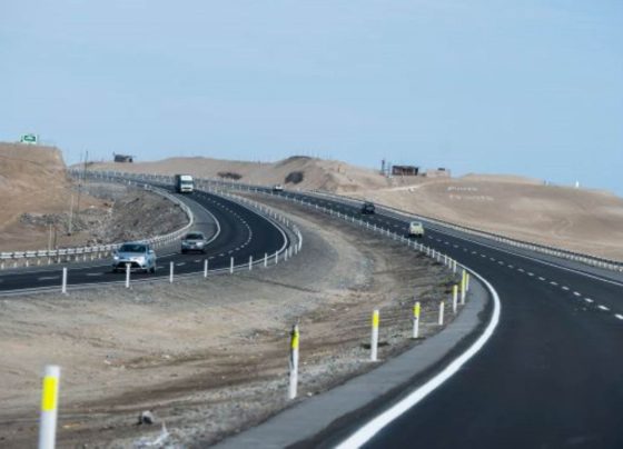 Intercambio Vial Bujama en la Panamericana Sur