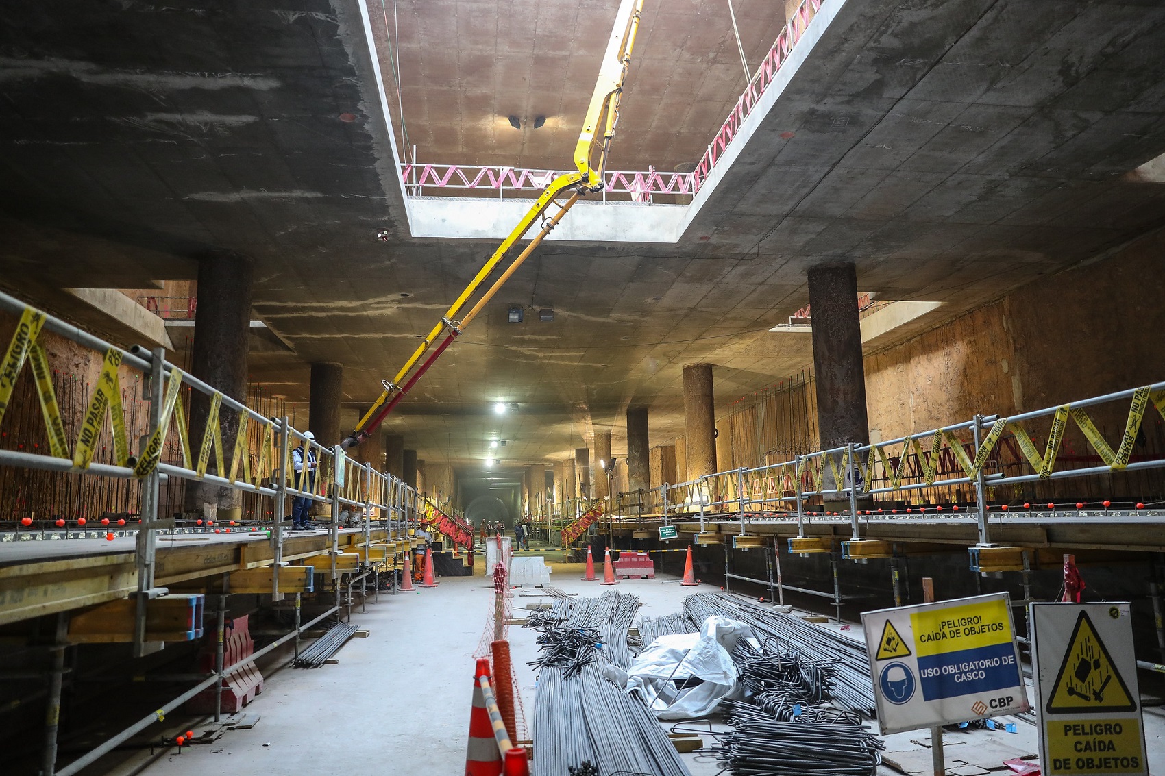 17 estaciones de la Línea 2 tienen un avance de más del 90 % en obras civiles