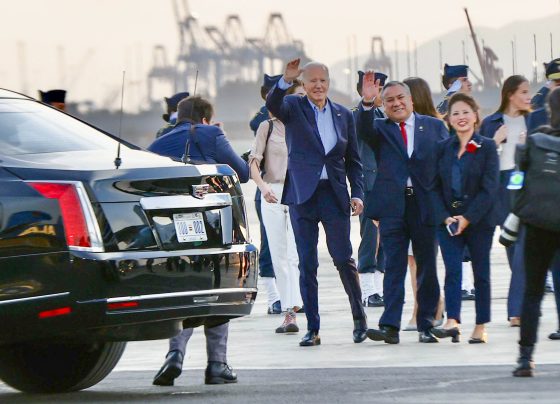 Joe Biden, presidente de Estados Unidos, llegó al Perú