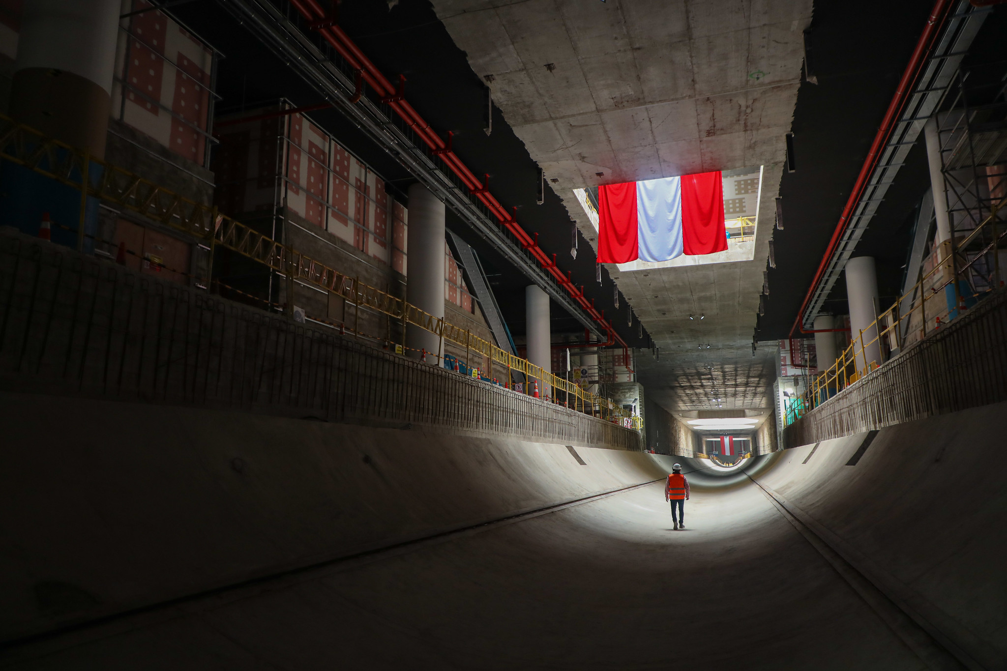 Tuneladora 'Delia' llega a estación Tingo María de la Línea 2 del Metro de Lima y Callao