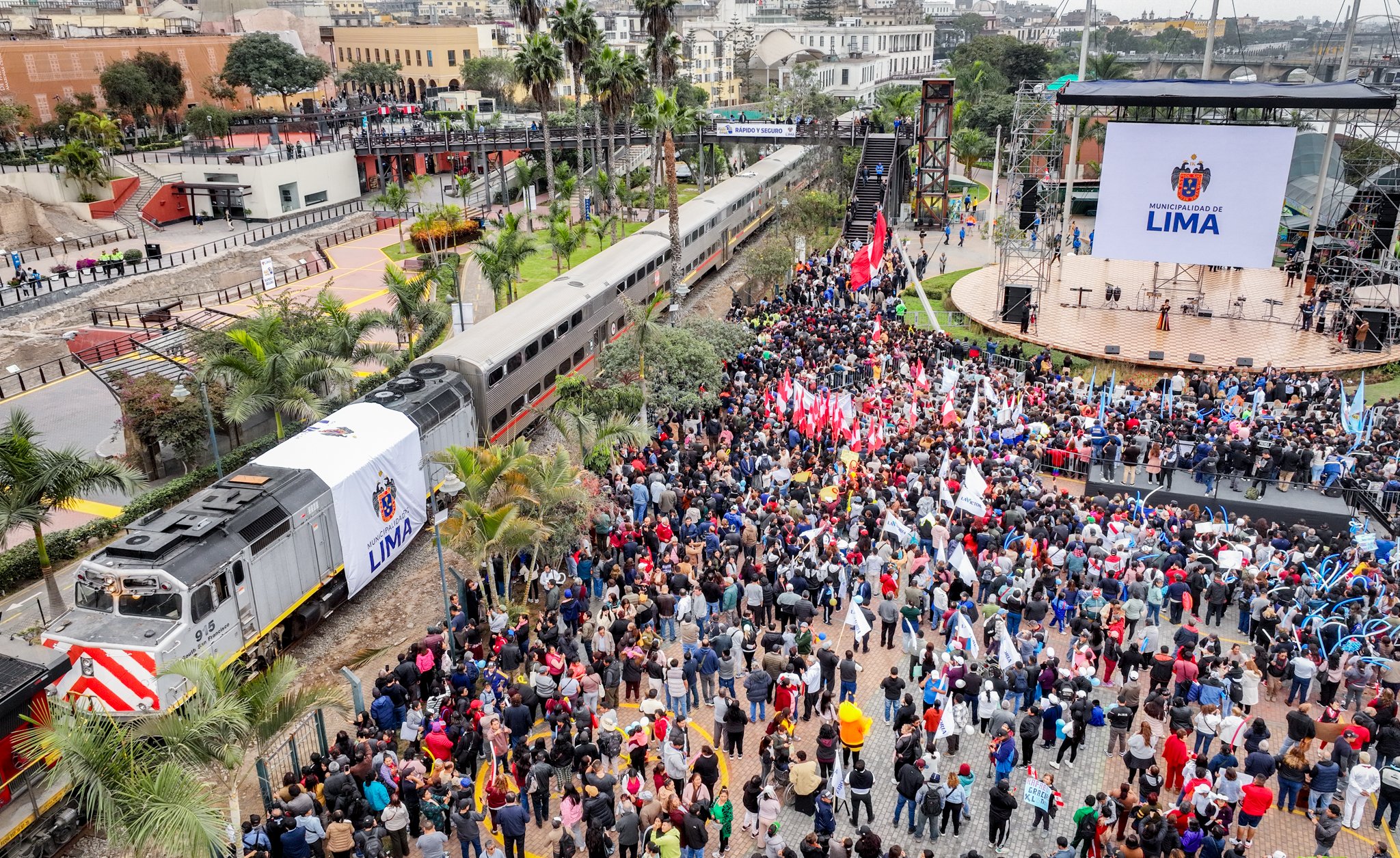 Tren Lima, que conectará con Chosica, fue presentado oficialmente