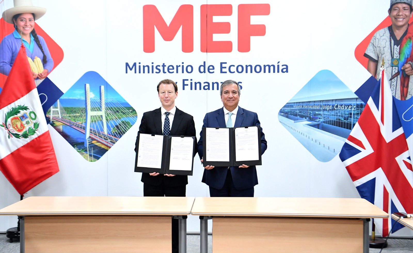 Perú y Reino unido renuevan cooperación en infraestructura con la suscripción de un nuevo Memorándum de Entendimiento