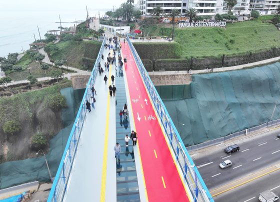 Puente de la Paz de Miraflores: cámaras con IA monitorean las 24 horas para prevenir hechos delictivos