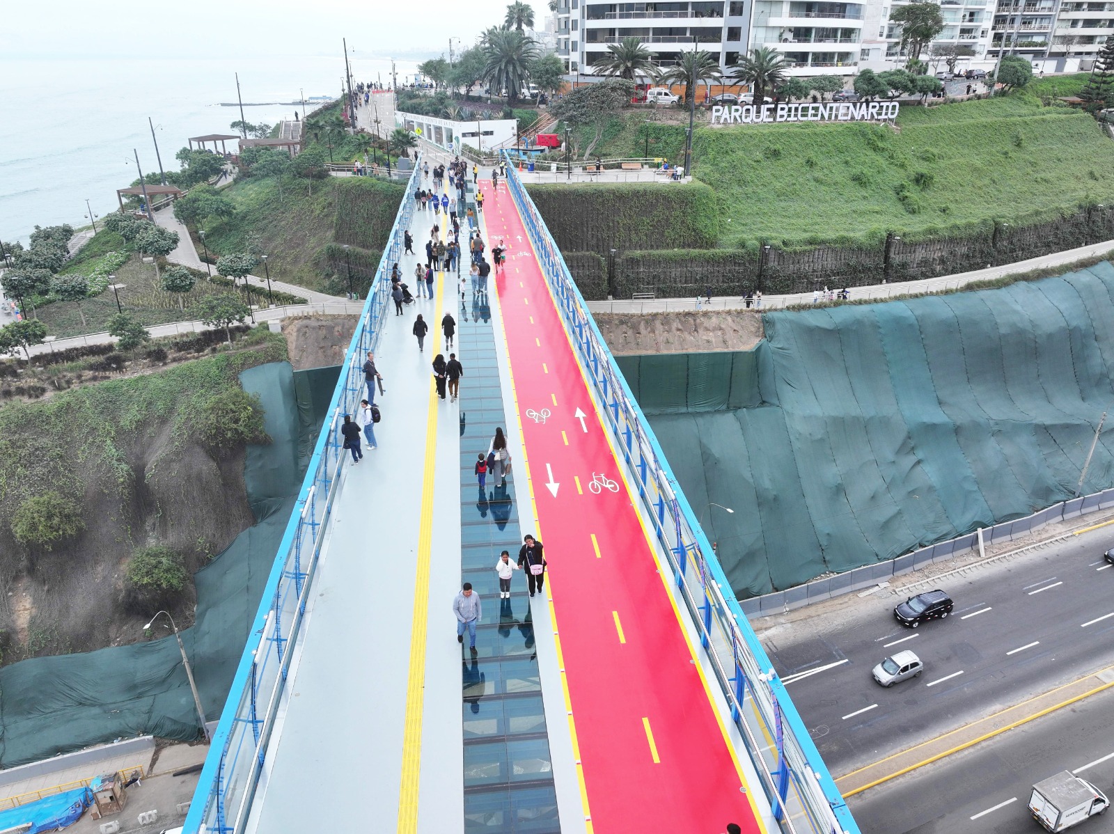 Puente de la Paz de Miraflores: cámaras con IA monitorean las 24 horas para prevenir hechos delictivos