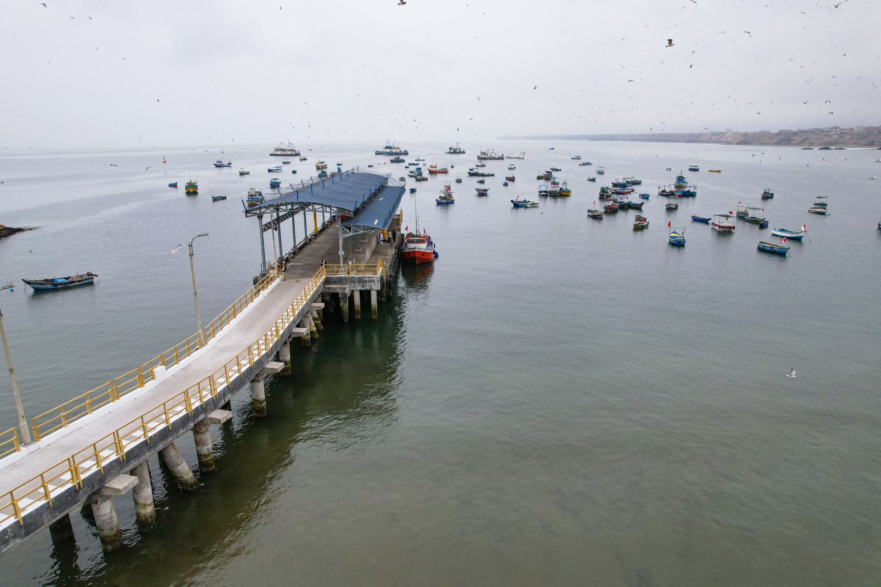 Chancay: inauguran moderno desembarcadero artesanal que impulsará la pesca en la región