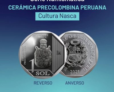 BCR pone en circulación moneda de s/ 1 alusiva a la cultura Nasca de la serie 'Cerámica precolombina peruana'