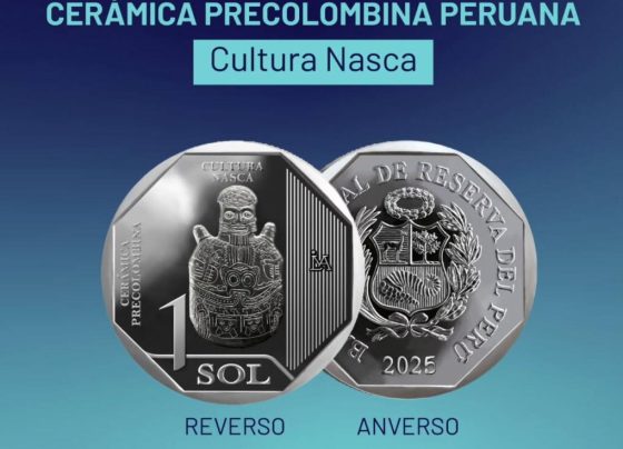 BCR pone en circulación moneda de s/ 1 alusiva a la cultura Nasca de la serie 'Cerámica precolombina peruana'