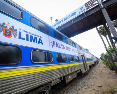 Municipalidad de Lima inició pruebas de material rodante del tren Lima–Chosica