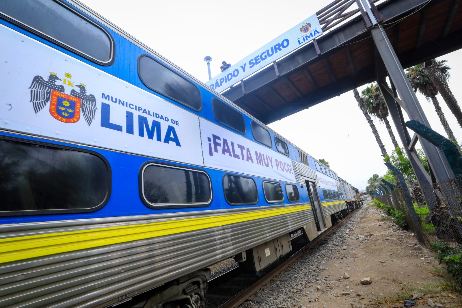 Municipalidad de Lima inició pruebas de material rodante del tren Lima–Chosica