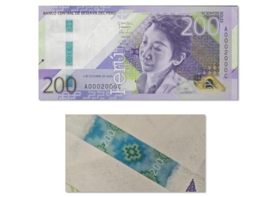 BCR emite billete de S/ 200 con un nuevo hilo de seguridad