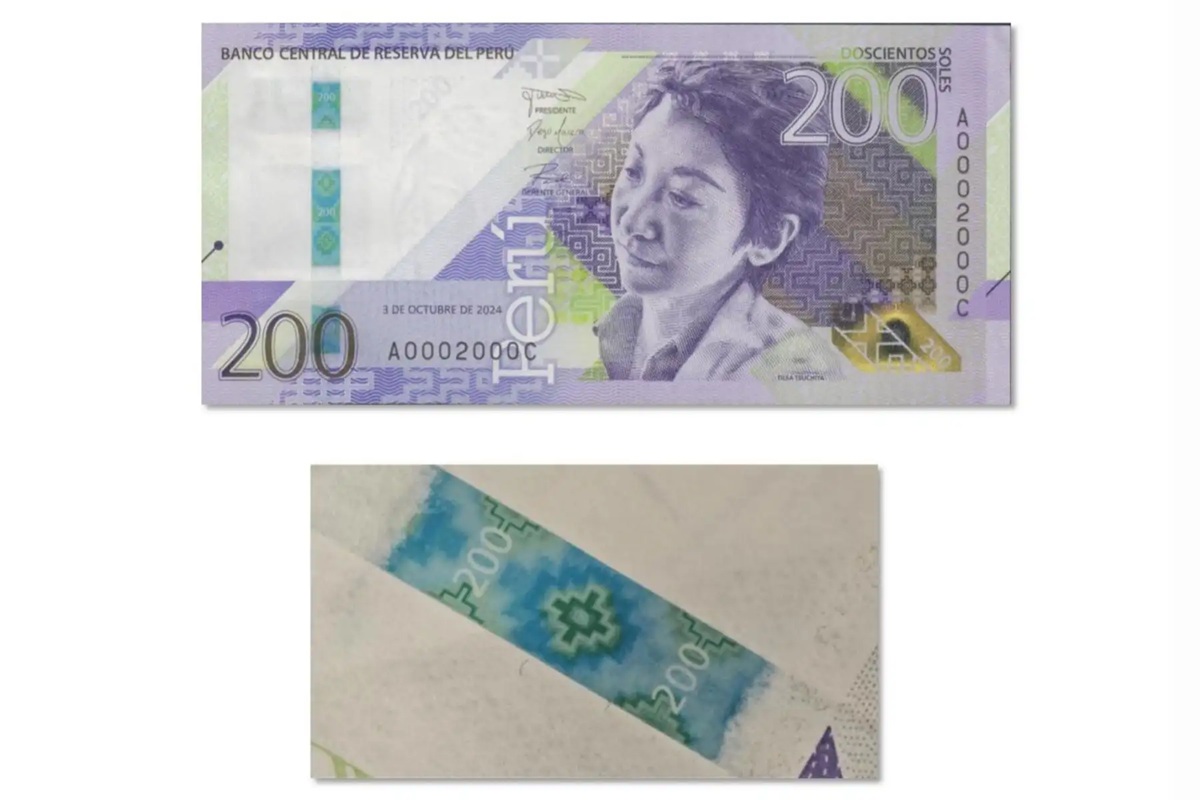 BCR emite billete de S/ 200 con un nuevo hilo de seguridad